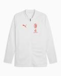  Ac Milan Puma Giacca tuta allenamento For All Time UOMO Grigio con TASCHE a ZIP 2