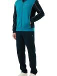 Tuta Intera Completa UOMO Champion PowerBlend petrolio Cotone felpato 5