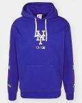  Felpa Cappuccio Hoodie UOMO Champion Pullover Major League baseball yankees Blu 4