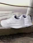  Scarpe Sneakers UOMO Adidas Running Jogging RUNFALCON 5 Total White 6