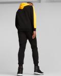  Tuta Intera Completa UOMO Puma Essentials Hoodie Colorblock Nero Giallo 5