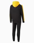  Tuta Intera Completa UOMO Puma Essentials Hoodie Colorblock Nero Giallo 4