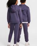  Tuta Intera Completa Ragazzi Unisex Nike K Club Fleece FZ HD Viola Lifestyle 4