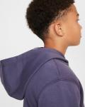  Tuta Intera Completa Ragazzi Unisex Nike K Club Fleece FZ HD Viola Lifestyle 3