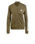  Tuta Intera Completa DONNA Adidas 3-Stripes Tricot Verde oliva Poliestere 3