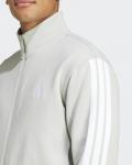  Tuta Intera Completa UOMO Adidas Basic 3-S Fleece Wonder Silver Cotone Felpato 4