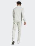  Tuta Intera Completa UOMO Adidas Basic 3-S Fleece Wonder Silver Cotone Felpato 3