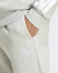  Tuta Intera Completa UOMO Adidas Basic 3-S Fleece Wonder Silver Cotone Felpato 6