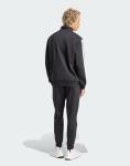  Tuta Intera Completa UOMO Adidas Basic 3-Stripes Fleece Nero Cotone Felpato 1