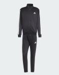  Tuta Intera Completa UOMO Adidas Basic 3-Stripes Fleece Nero Cotone Felpato 2