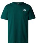  T-shirt maglia maglietta UOMO The North Face Verde REDBOX Tee Cotone Lifestyle 1
