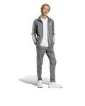  Tuta Intera Completa UOMO Adidas Basic 3-Stripes Tricot Grigio Silver 8