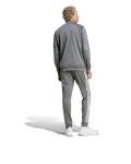  Tuta Intera Completa UOMO Adidas Basic 3-Stripes Tricot Grigio Silver 5
