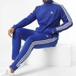  Tuta Intera Completa UOMO Adidas Royal Basic 3-Stripes Tricot 5