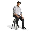  Tuta Intera Completa Tracksuit UOMO Adidas Basic 3-Stripes French Terry Grigio 8