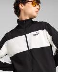  Tuta Intera Completa UOMO Puma Poly Colorblock Nero Bianco con tasche 