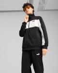  Tuta Intera Completa UOMO Puma Poly Colorblock Nero Bianco con tasche 