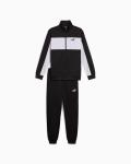  Tuta Intera Completa UOMO Puma Poly Colorblock Nero Bianco con tasche 