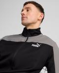  Tuta Intera Completa UOMO Puma Woven Colorblock Nero Grigio 