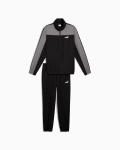  Tuta Intera Completa UOMO Puma Woven Colorblock Nero Grigio 