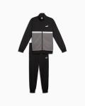  Tuta Intera Completa UOMO Puma Poly Colorblock Nero con tasche Tempo Libero 
