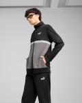  Tuta Intera Completa UOMO Puma Poly Colorblock Nero con tasche Tempo Libero 