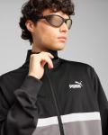  Tuta Intera Completa UOMO Puma Poly Colorblock Nero con tasche Tempo Libero 
