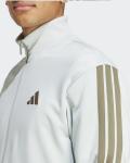  Tuta Intera Completa UOMO Adidas Basic 3-Stripes FT Verde kaki 