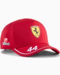  Ferrari Puma Cappello Berretto Unisex Rosso 2025 Lewis Hamilton 44 