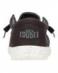  Scarpe Casual Mocassini UOMO Hey Dude Wally stretch mesh m Nero Bianco 