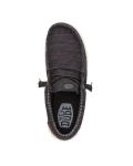  Scarpe Casual Mocassini UOMO Hey Dude Wally stretch mesh m Nero Bianco 
