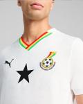  GFA Ghana Puma Maglia Calcio UOMO Bianco 2025 100% poliestere DryCell Home 