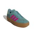  Scarpe Sneakers DONNA Adidas VL Court Bold Platform W Verde petrolio Lifestyle 