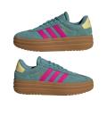  Scarpe Sneakers DONNA Adidas VL Court Bold Platform W Verde petrolio Lifestyle 