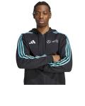 Mercedes AMG Adidas Giacca Calcio 2025 DNA FZ HD 3 Stripes Collo Alto UOMO Nero 