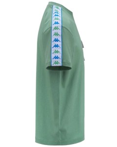  T-shirt maglia maglietta UOMO Kappa Banda 222 Verde SIDONIO Cotone Jersey 3