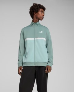  Tuta Intera Completa UOMO Puma Poly Suit Color Block Verde Poliestere tricot 3