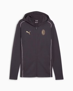 Ac Milan Puma Giacca tuta Grigio Cotone 2024 25 Casuals HD FZ 4
