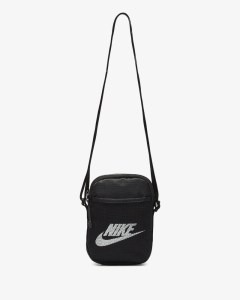  Nike Borsa tracolla borsello Heritage Nero Unisex Poliestere 0