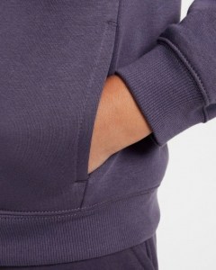  Tuta Intera Completa Ragazzi Unisex Nike K Club Fleece FZ HD Viola Lifestyle 1