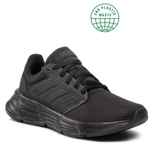  Scarpe Sneakers DONNA Adidas Running Jogging Total Black GALAXY 6 W 7