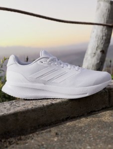  Scarpe Sneakers UOMO Adidas Running Jogging RUNFALCON 5 Total White 10