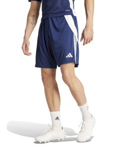  Pantaloncini Shorts UOMO Adidas Tiro 24 Blu TASCHE con ZIP Poliestere Aeroready 0
