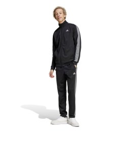 Tuta Intera Completa UOMO Adidas M SL TR Color Block Nero Poliestere 0