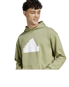  Felpa Cappuccio Hoodie UOMO Adidas Future Icons Badge of Sport Cotone felpato 6