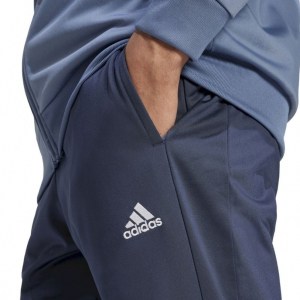  Tuta Intera Completa UOMO Adidas M SL TR Color Block Blu 5
