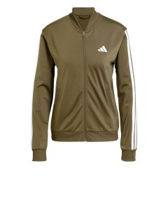  Tuta Intera Completa DONNA Adidas 3-Stripes Tricot Verde oliva Poliestere 3
