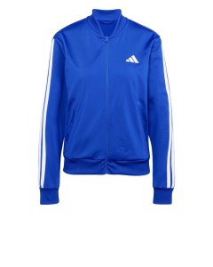  Tuta Intera Completa DONNA Adidas 3-Stripes Woman Blu Royal Poliestere Tricot 3