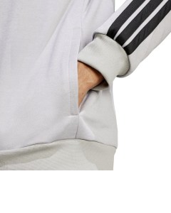  Tuta Intera Completa Tracksuit UOMO Adidas Basic 3-Stripes French Terry Grigio 4