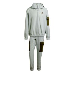  Tuta Intera Completa UOMO Adidas Cargo Woven Wonder Silver con tasche 6